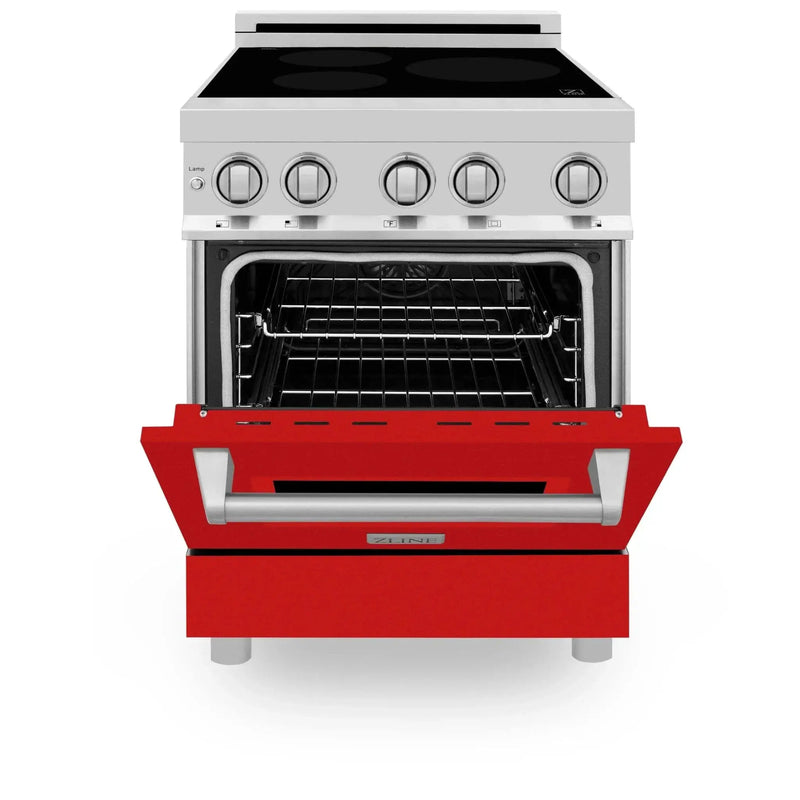 ZLINE 24" Induction Range with a 3 Element Stove and Electric Oven in Stainless Steel RAIND-RG-24 by Farmhouse Kitchen and Bath