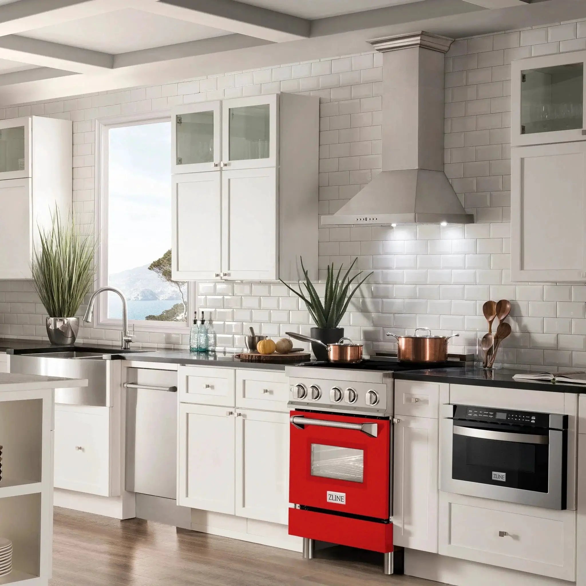 ZLINE 24" Induction Range with a 3 Element Stove and Electric Oven in Stainless Steel RAIND-RG-24 by Farmhouse Kitchen and Bath