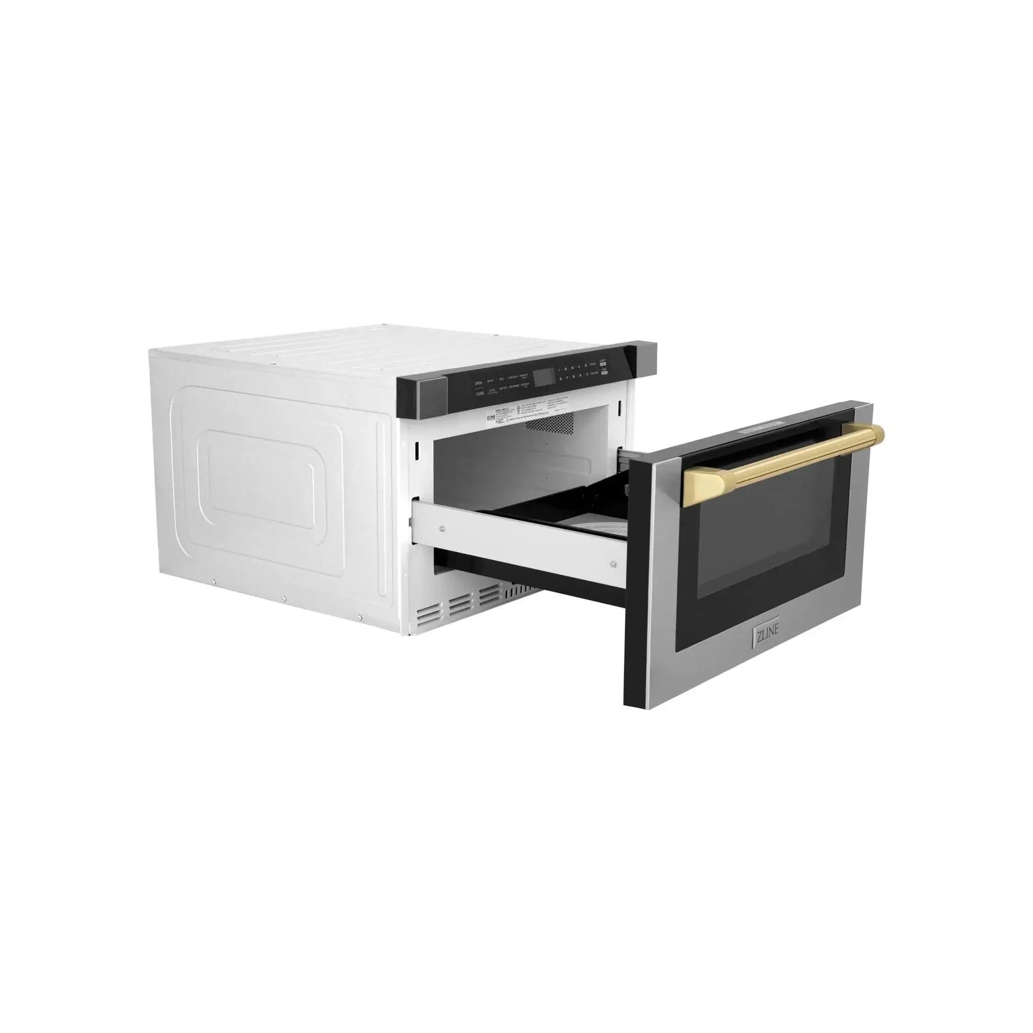 ZLINE 24" Microwave Drawer, Stainless Steel,Gold MWDZ-1-H-G by Farmhouse Kitchen and Bath