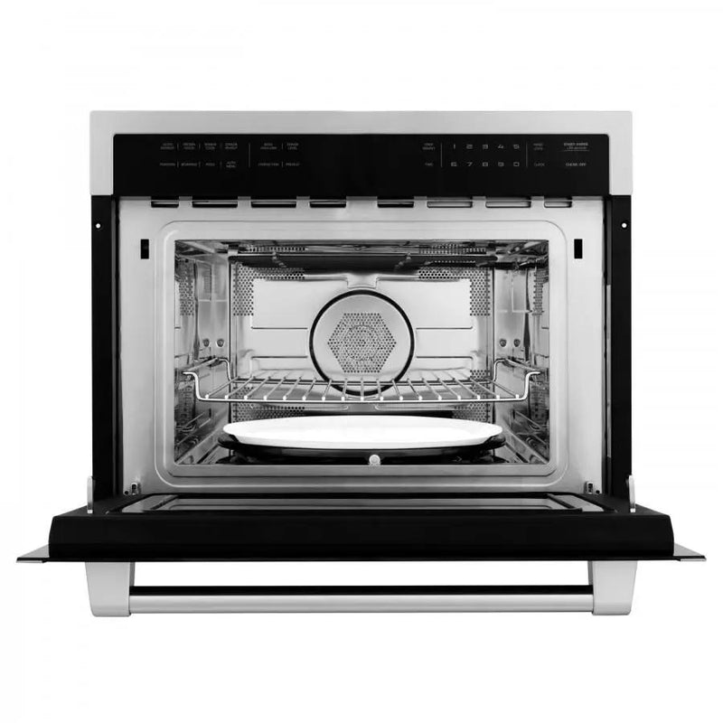 ZLINE 24" Microwave Wall Oven, Stainless Steel, MWO-24 by Farmhouse Kitchen and Bath