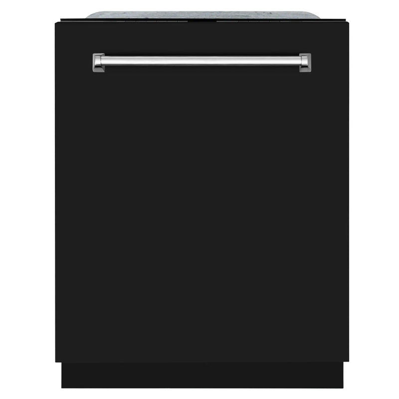 ZLINE 24" Monument, 3rd Rack, Dishwasher, Black Door, DWMT-BLM-24 by Farmhouse Kitchen and Bath