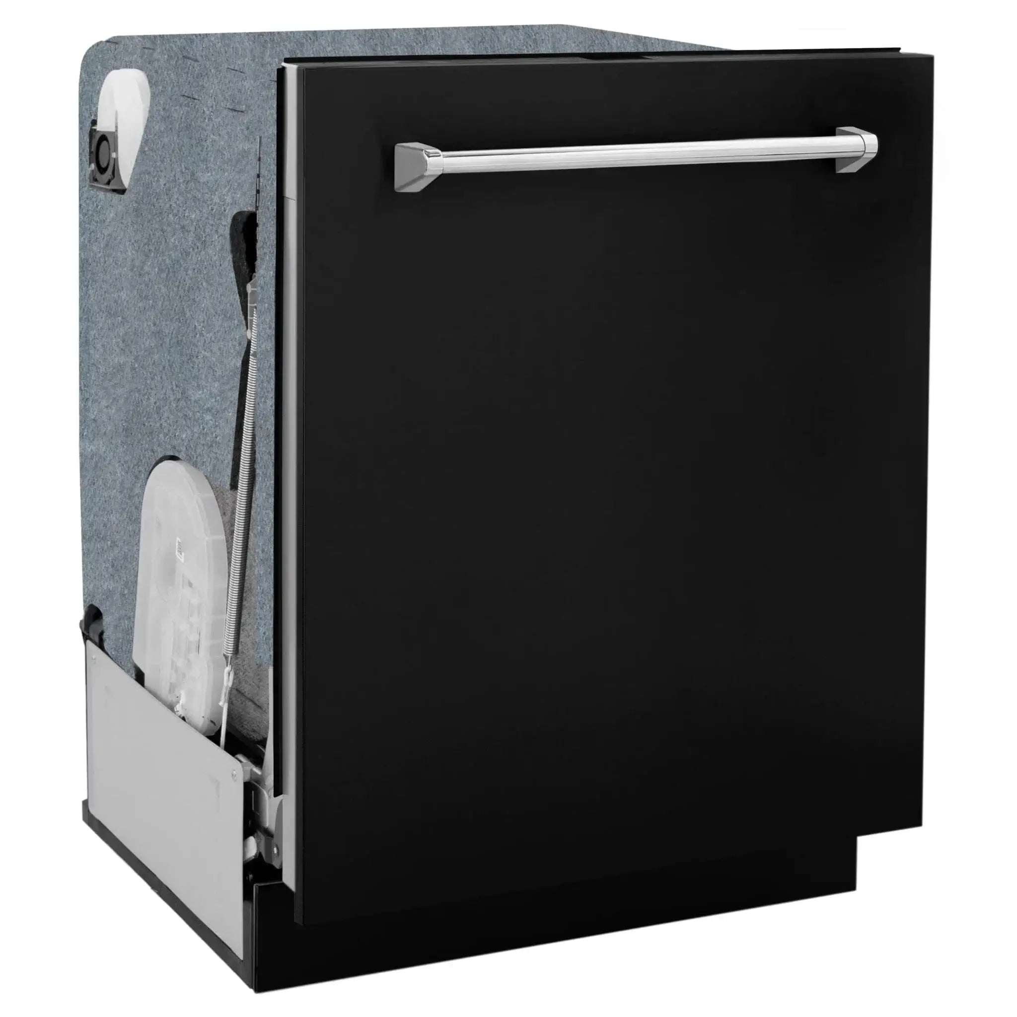 ZLINE 24" Monument, 3rd Rack, Dishwasher, Black Door, DWMT-BLM-24 by Farmhouse Kitchen and Bath
