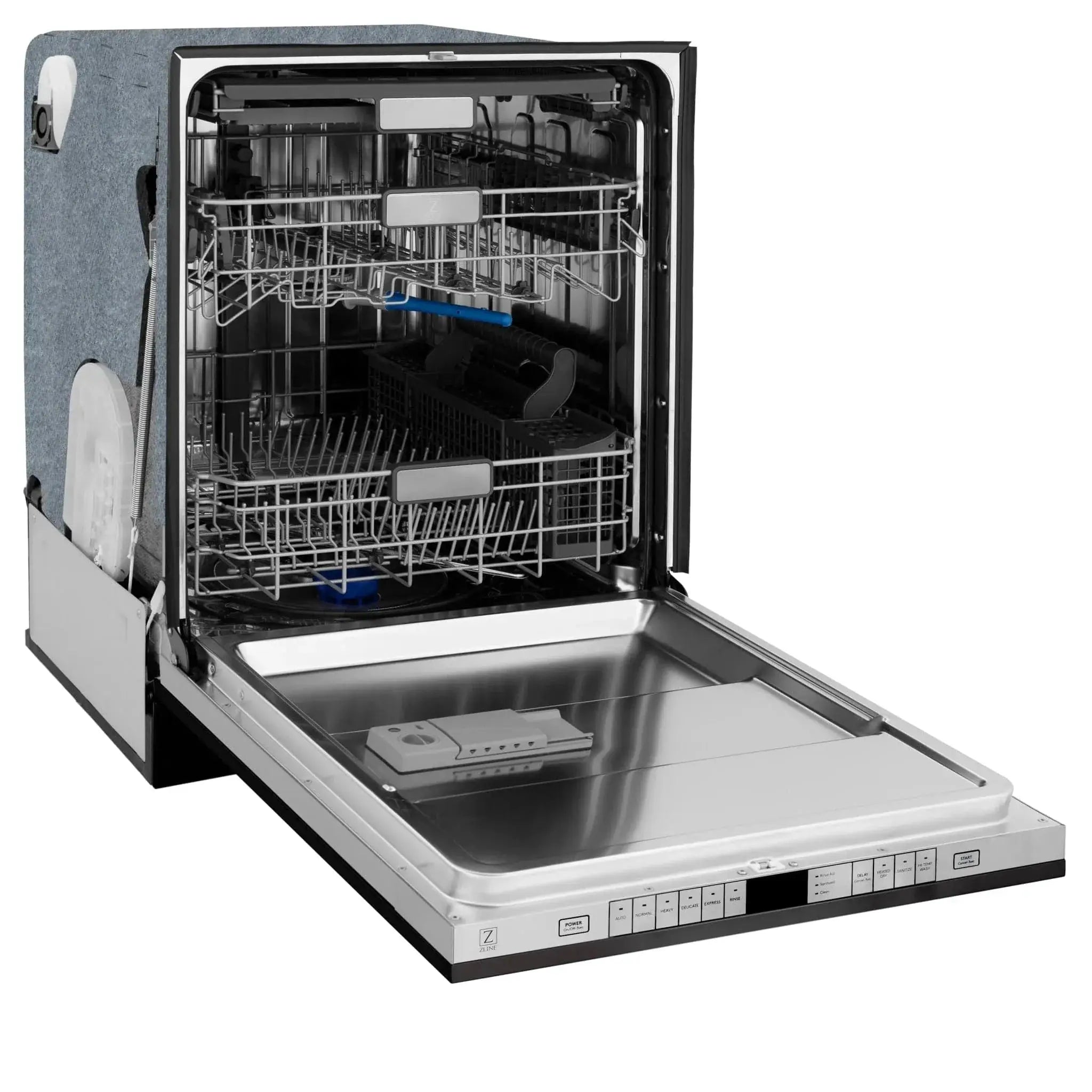 ZLINE 24" Monument, 3rd Rack, Dishwasher, Black Door, DWMT-BLM-24 by Farmhouse Kitchen and Bath