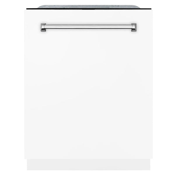 ZLINE 24" Monument, 3rd Rack Dishwasher, White Door, DWMT-WM-24