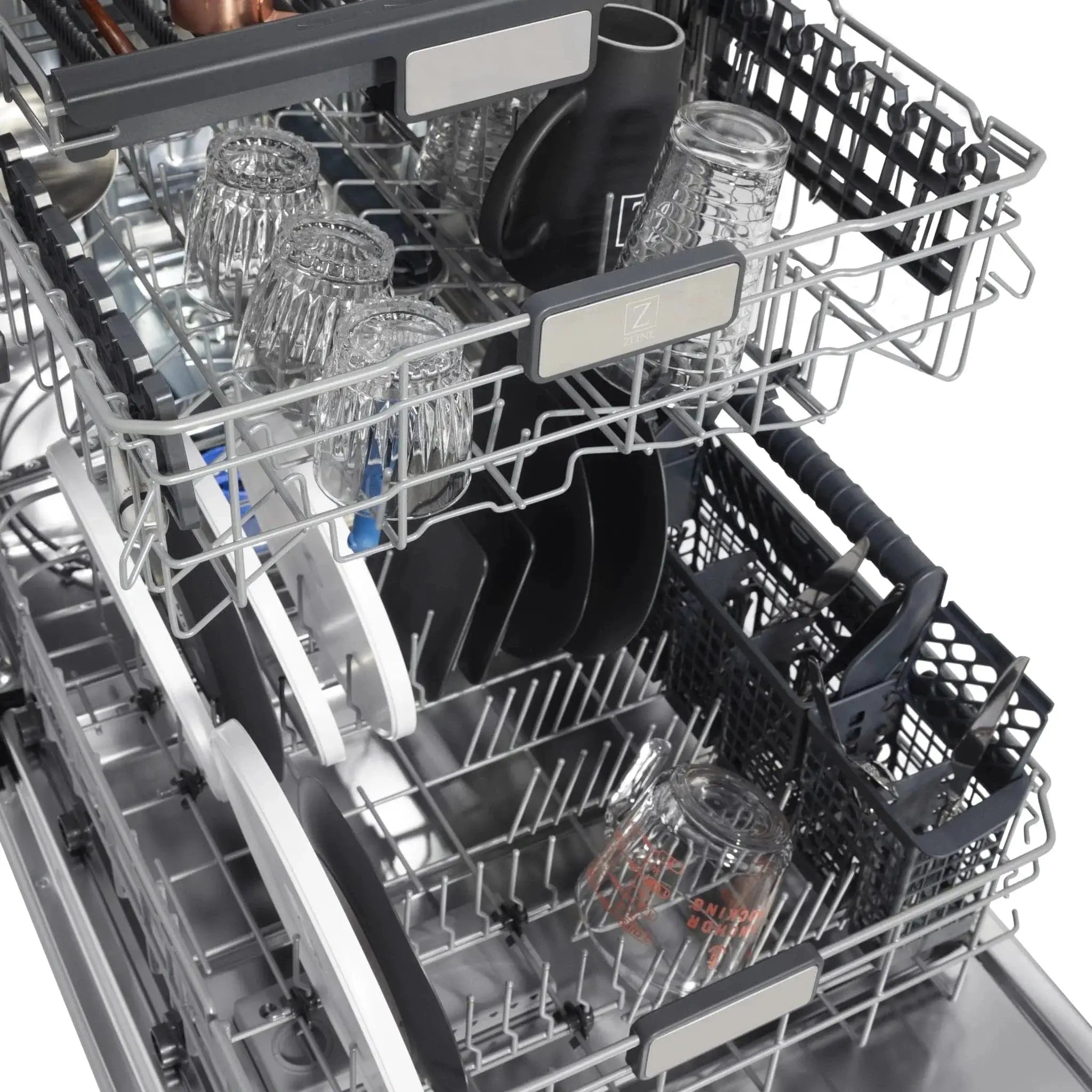 ZLINE 24" MonumentSeries 3rdRack TopTouchControl Dishwasher DWMT-RG-24 by Farmhouse Kitchen and Bath