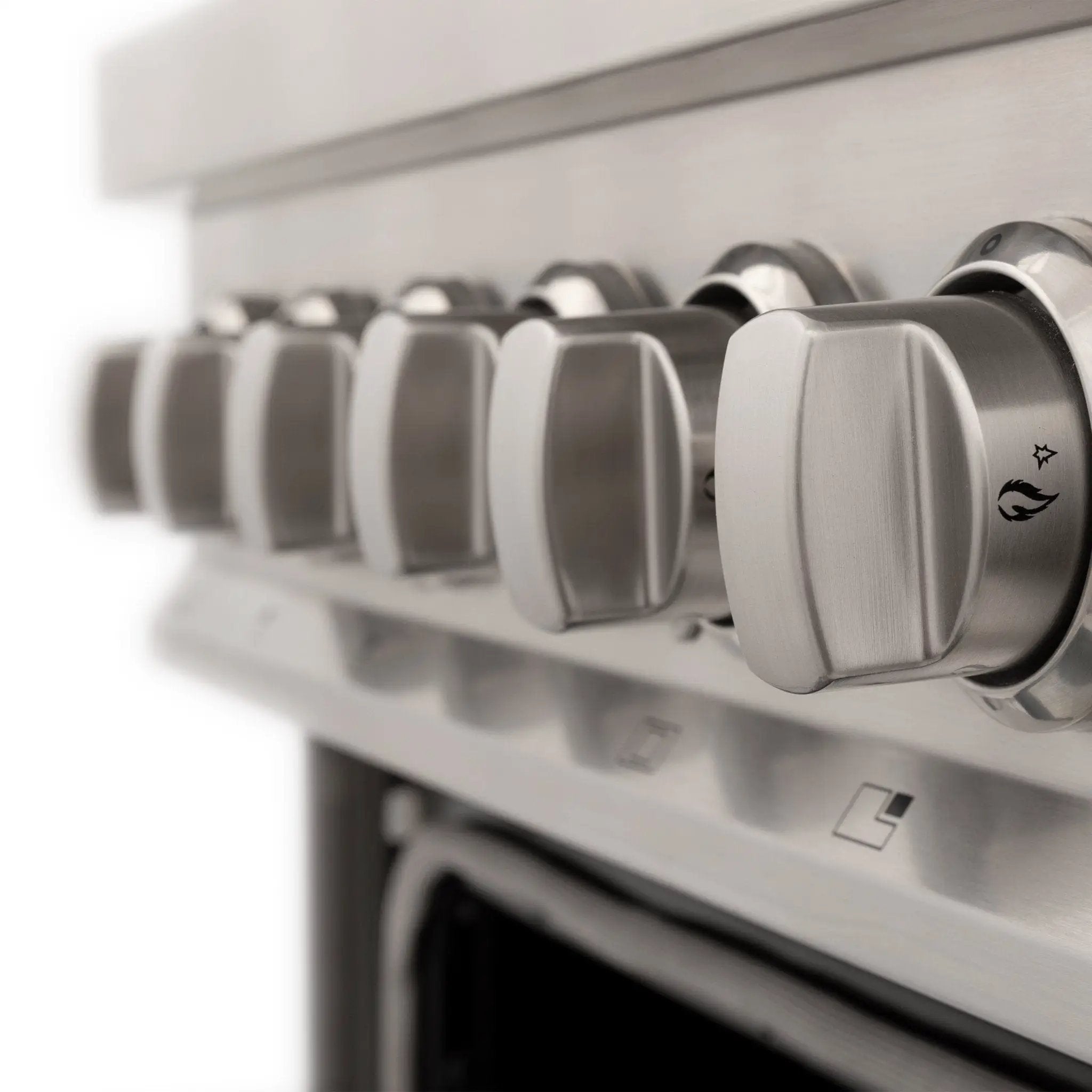 ZLINE 24" Professional Dual Fuel Range in Black Matte, RAS-BLM-24 by Farmhouse Kitchen and Bath