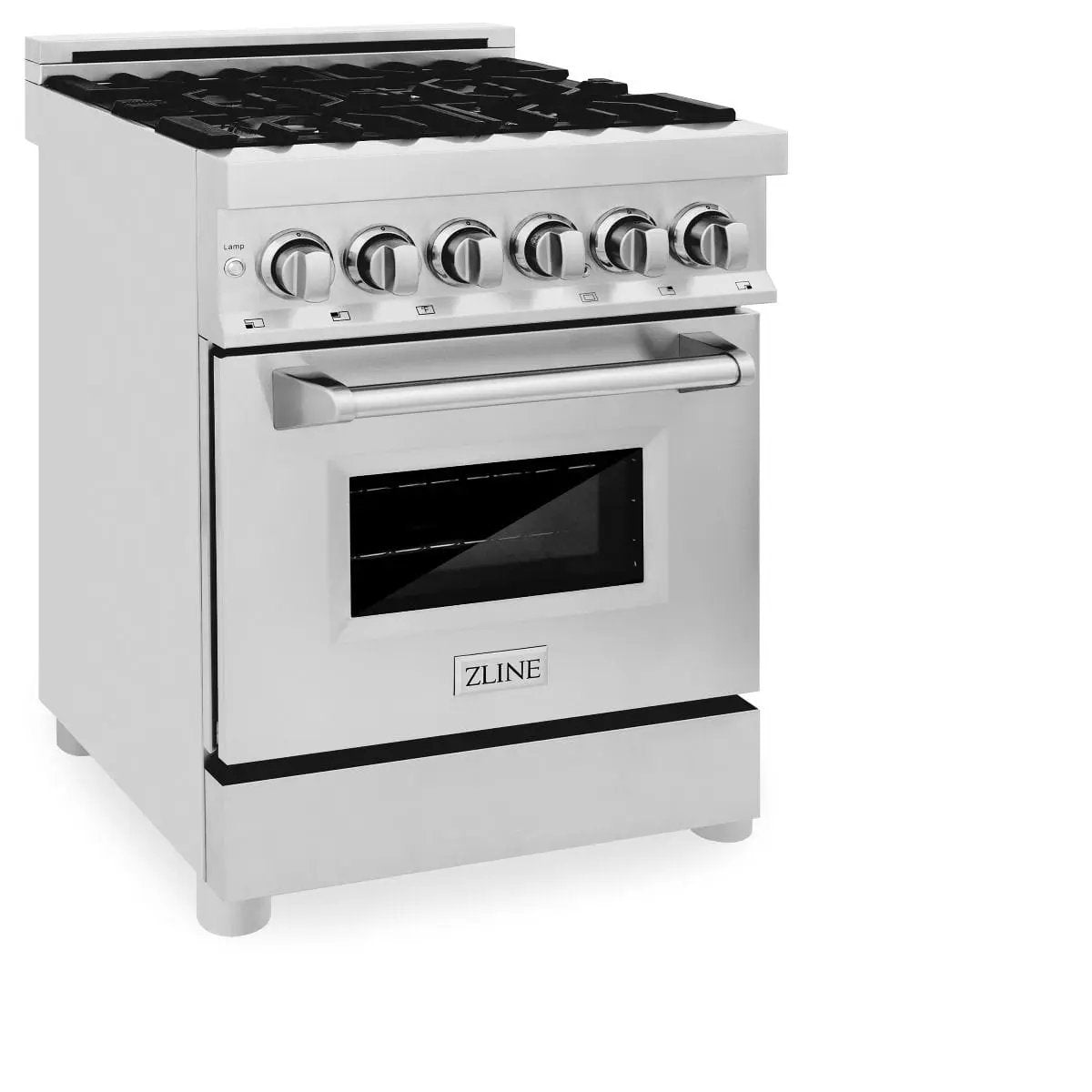 ZLINE 24" Professional Dual Fuel Range In Stainless Steel, RA24 by Farmhouse Kitchen and Bath