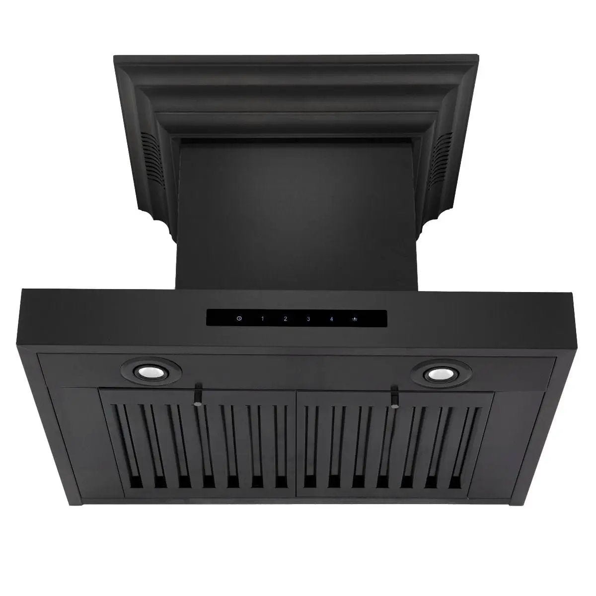 ZLINE 24" Range Hood, Black Stainless, Built-In Speakers, BSKENCRN-BT-24 by Farmhouse Kitchen and Bath