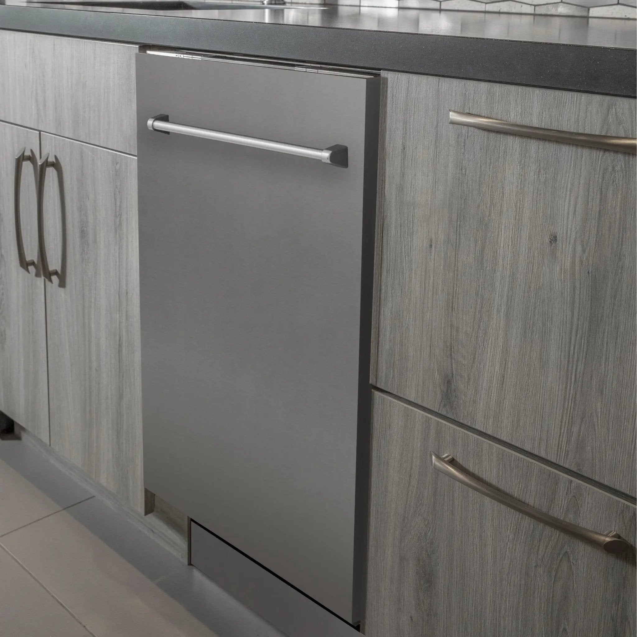 ZLINE 24" Top Control Dishwasher, Stainless Tub, DW-304-H-24 by Farmhouse Kitchen and Bath