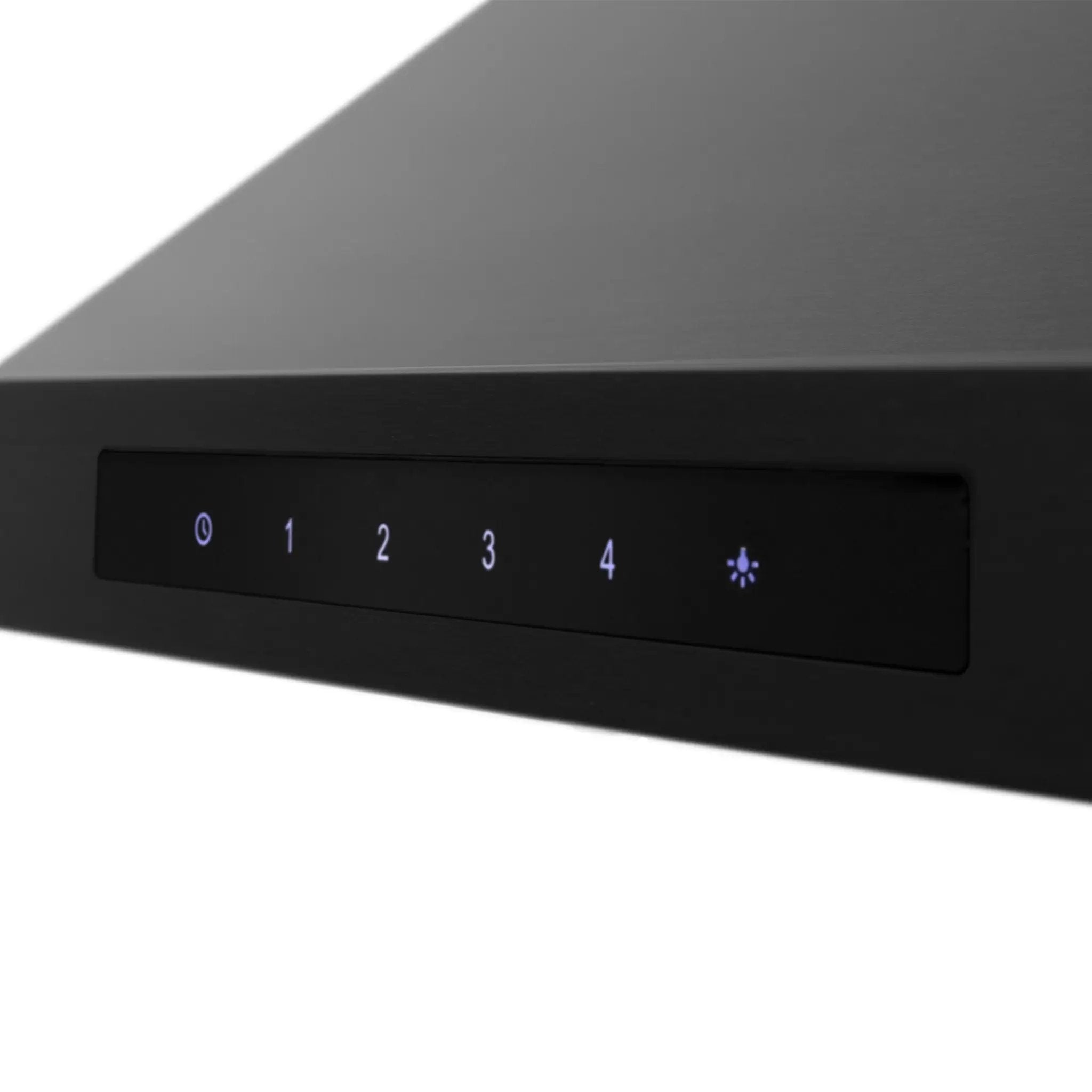 ZLINE 24" Wall Black Stainless Range Hood, Crown Sound, BSKBNCRN-BT-24 by Farmhouse Kitchen and Bath