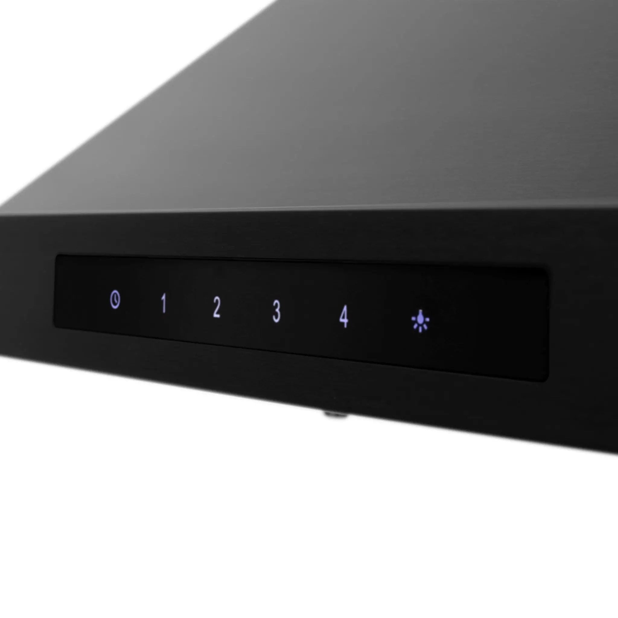 ZLINE 24" Wall Black Stainless Range Hood, Crown Sound, BSKBNCRN-BT-24 by Farmhouse Kitchen and Bath