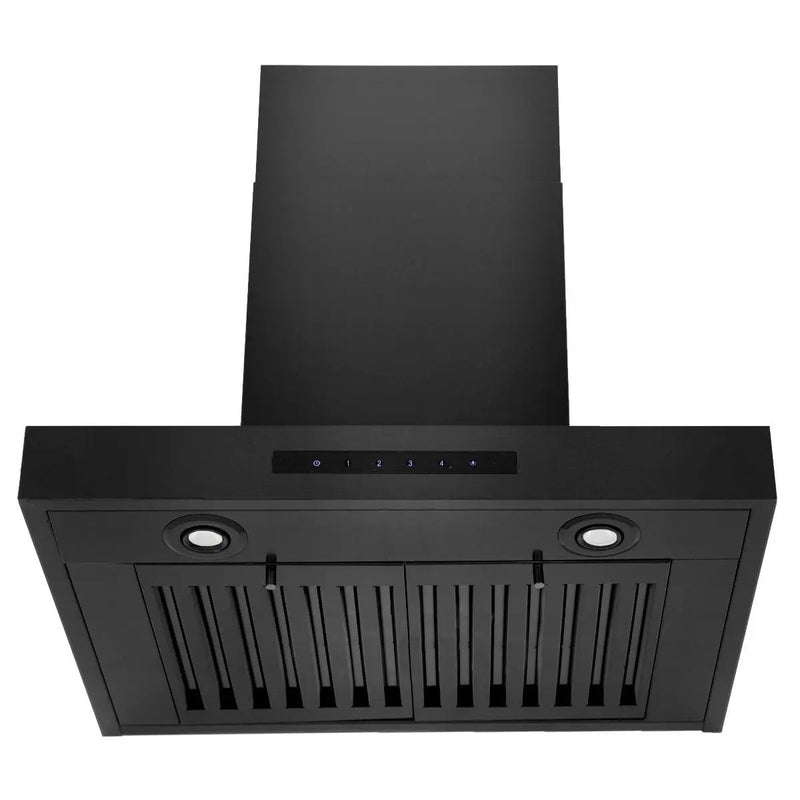 ZLINE 24" Wall Mount Range Hood In Black Stainless Steel, BSKEN-24 by Farmhouse Kitchen and Bath
