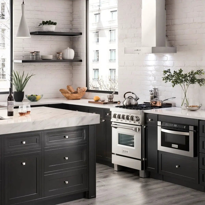 ZLINE 24" Wall Mount Range Hood In Stainless Steel, KE-24 by Farmhouse Kitchen and Bath