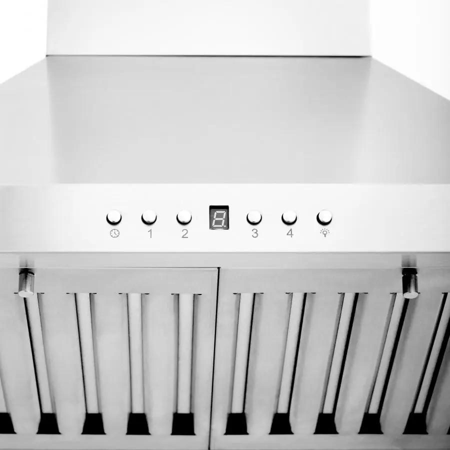 ZLINE 24" Wall Range Hood, Built-in CrownSound® Bluetooth Speakers, KBCRN-BT-24 by Farmhouse Kitchen and Bath