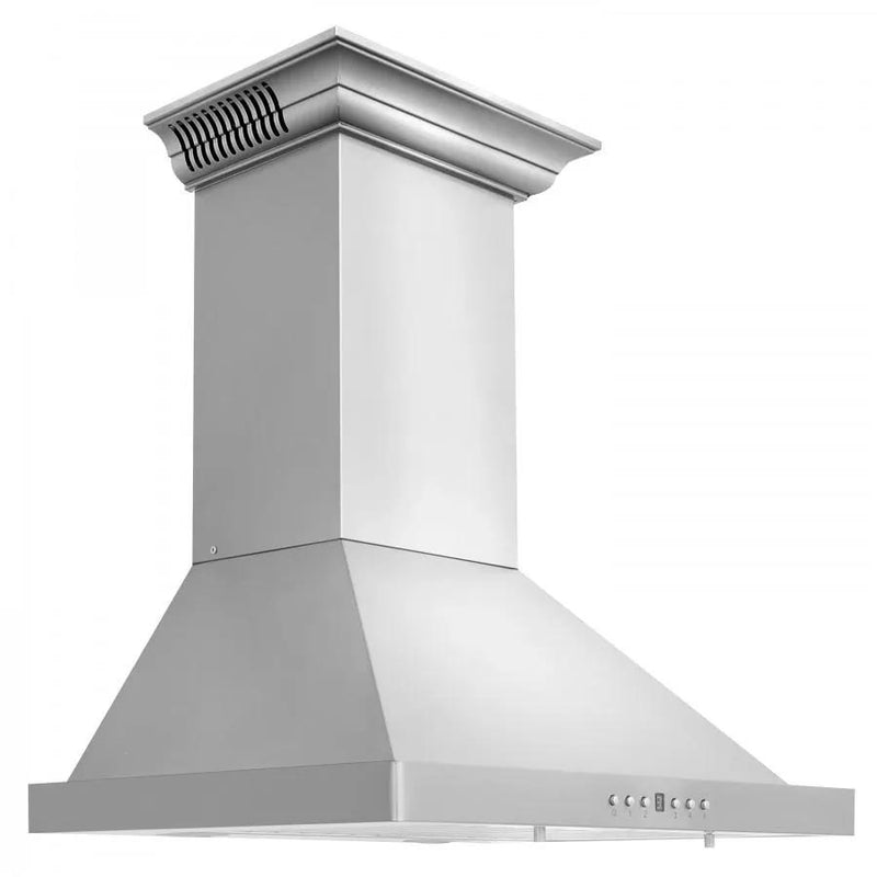 ZLINE 24" Wall Range Hood, Built-in CrownSound® Bluetooth Speakers, KBCRN-BT-24 by Farmhouse Kitchen and Bath