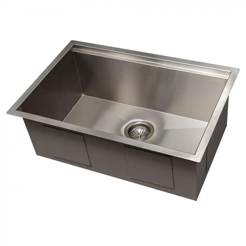 ZLINE 27" Undermount Single Bowl Ledge Sink DuraSnow, SLS-27S by Farmhouse Kitchen and Bath