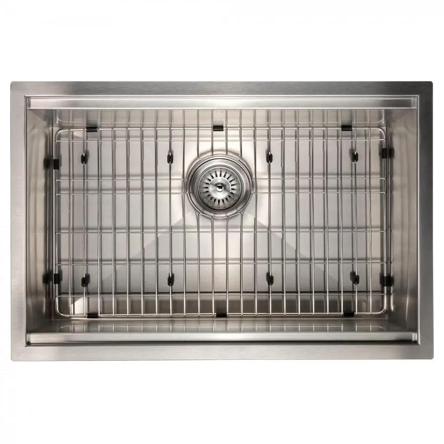 ZLINE 27" Undermount Single Bowl Ledge Sink Stainless Steel, SLS-27 by Farmhouse Kitchen and Bath