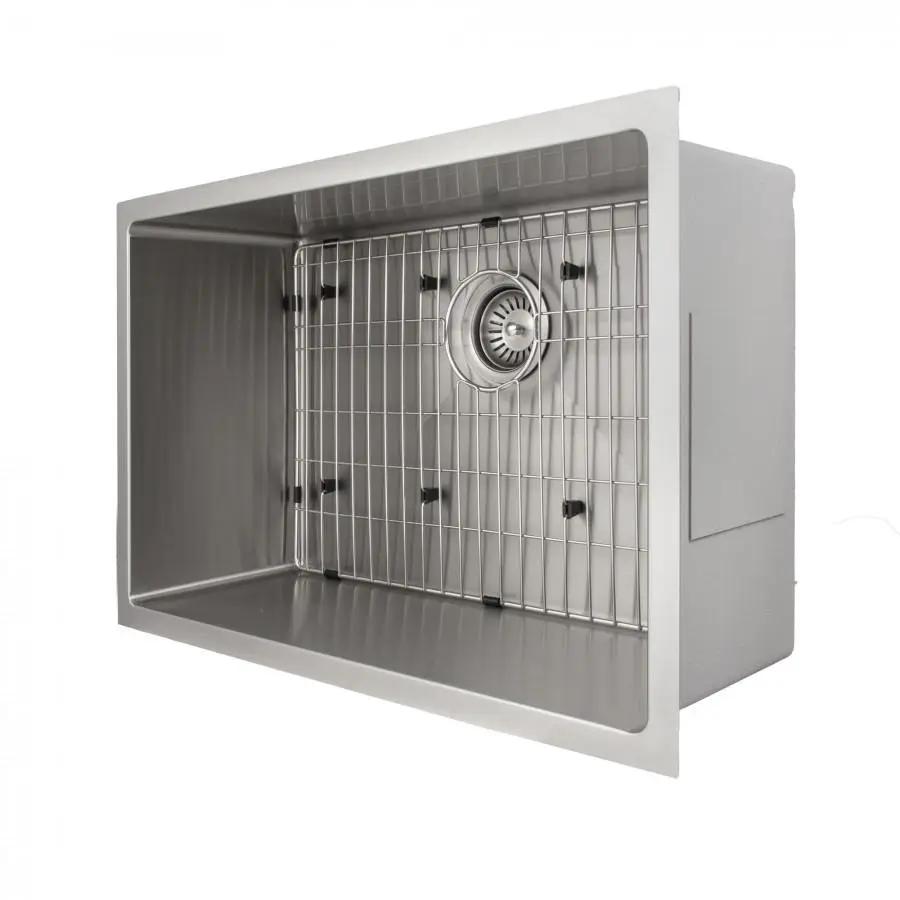 ZLINE 27" Undermount Single Bowl Sink in Stainless Steel, SRS-27 by Farmhouse Kitchen and Bath