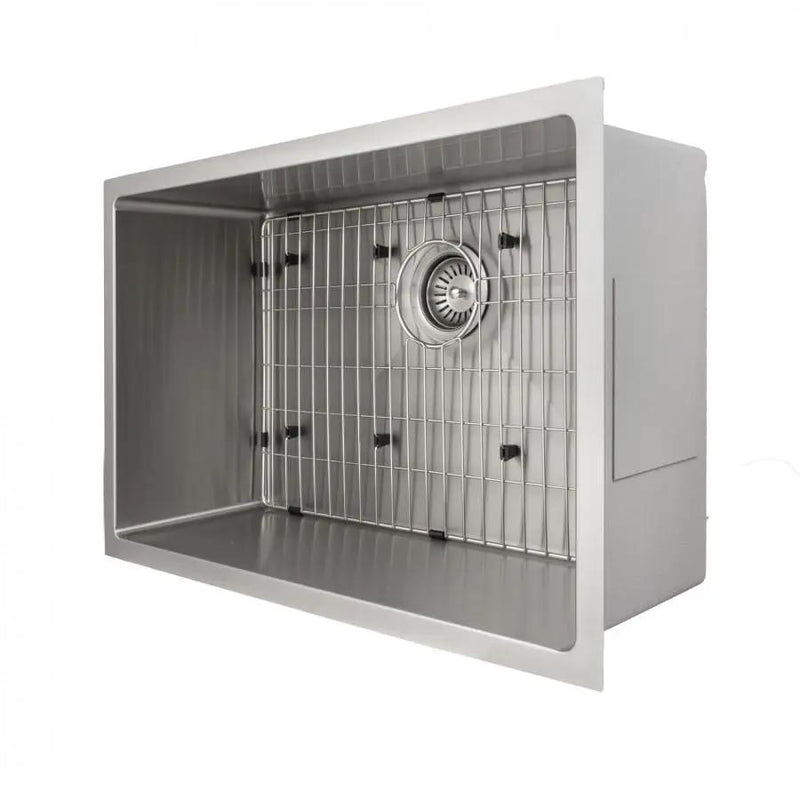 ZLINE 27" Undermount Single Bowl Sink in Stainless Steel, SRS-27 by Farmhouse Kitchen and Bath