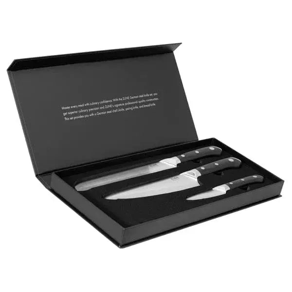 ZLINE 3-Piece Professional German Steel Kitchen Knife Set KSETT-GS-3 by Farmhouse Kitchen and Bath