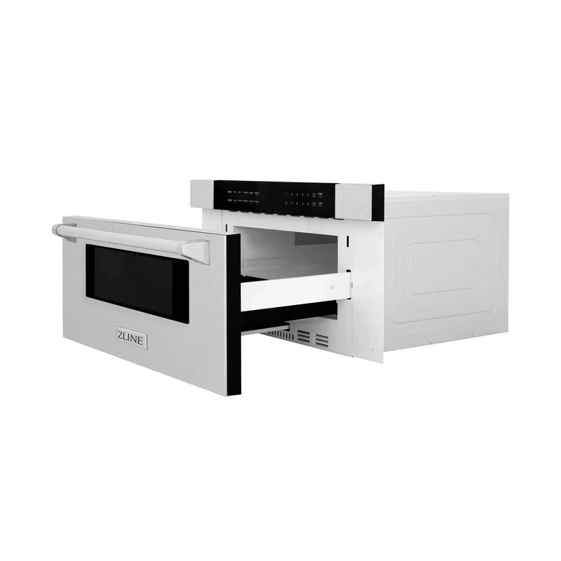 ZLINE 30" 1.2 cu. ft. Built-In Microwave Drawer MWD-30-SS by Farmhouse Kitchen and Bath