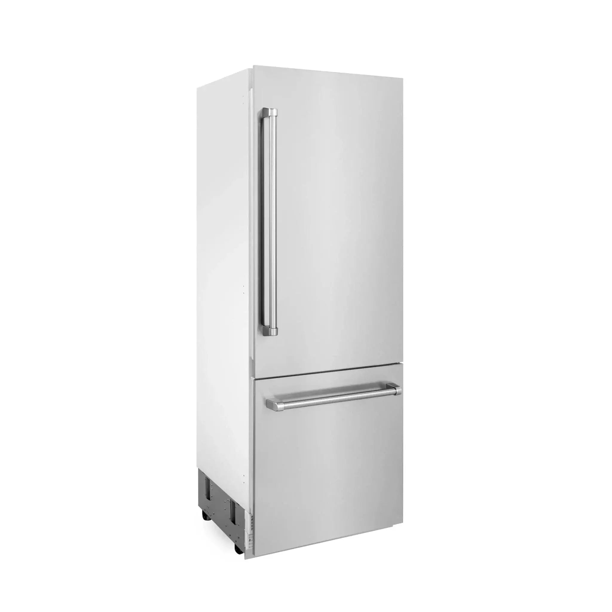 ZLINE 30" 16.1 cu. ft. Built-In 2-Door Bottom Freezer Refrigerator with Internal Water and Ice Dispenser in Stainless Steel RBIV-304-30 by Farmhouse Kitchen and Bath