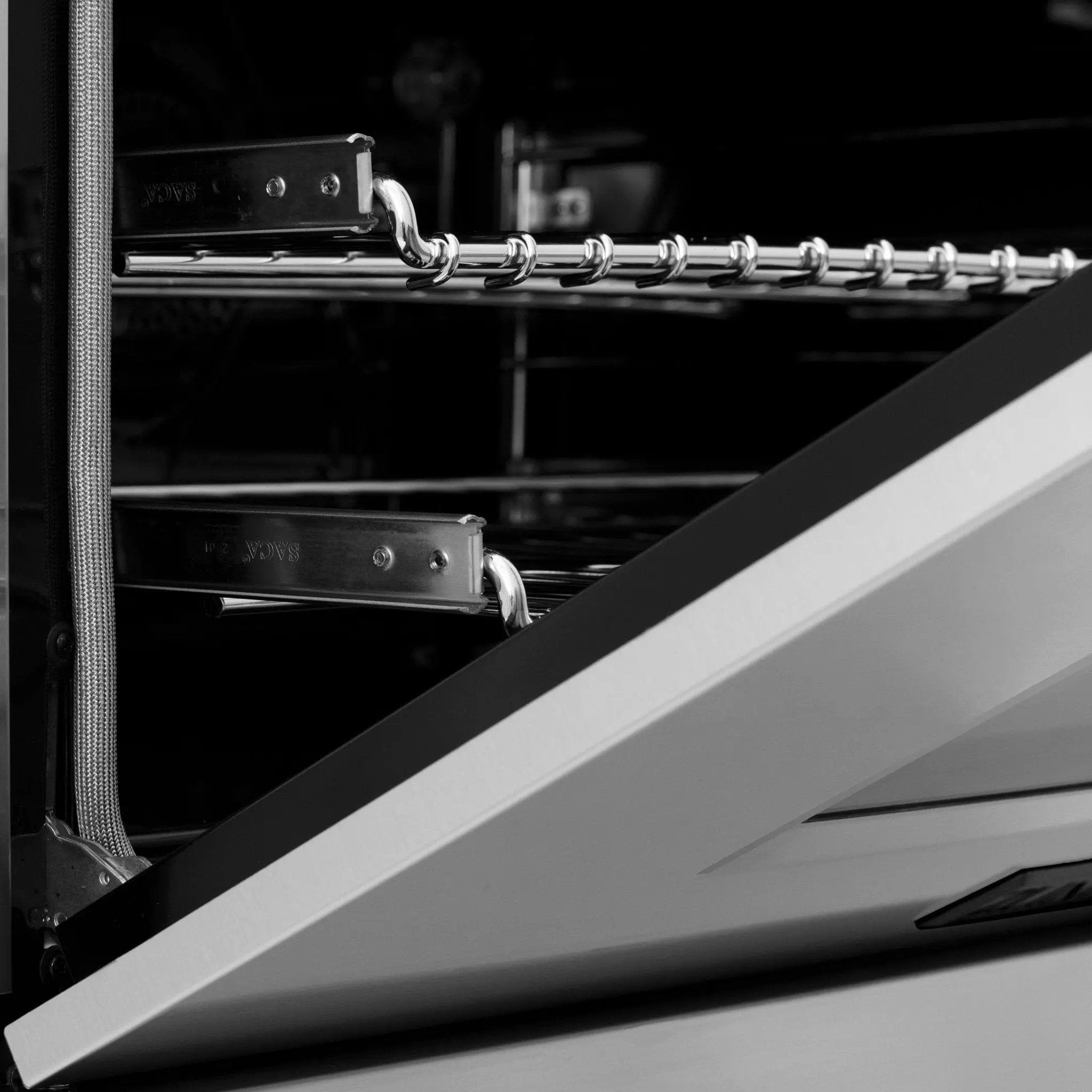 ZLINE 30" Autograph Dual Fuel Range, Stainless Steel, RAZ-30-MB by Farmhouse Kitchen and Bath