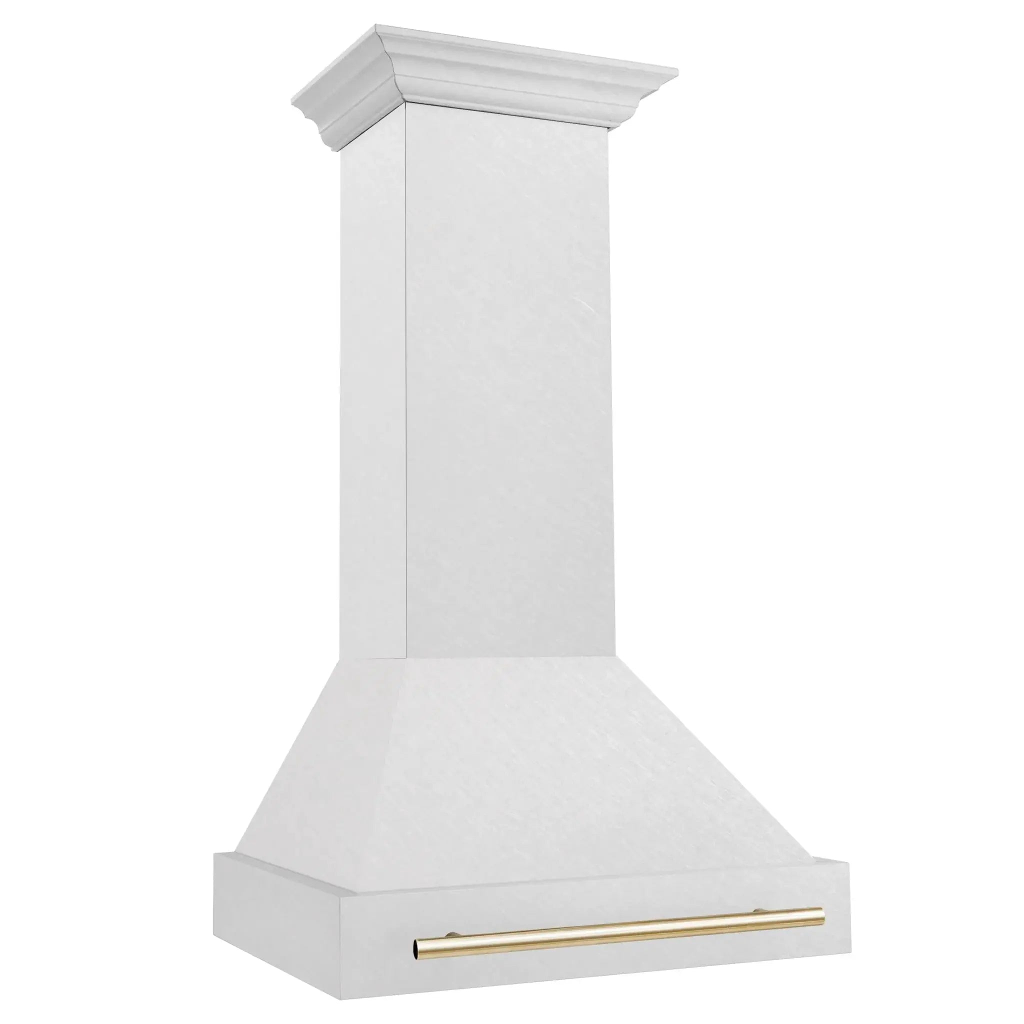 ZLINE 30" Autograph DuraSnow Stainless Steel Hood 8654SNZ-30-G by Farmhouse Kitchen and Bath