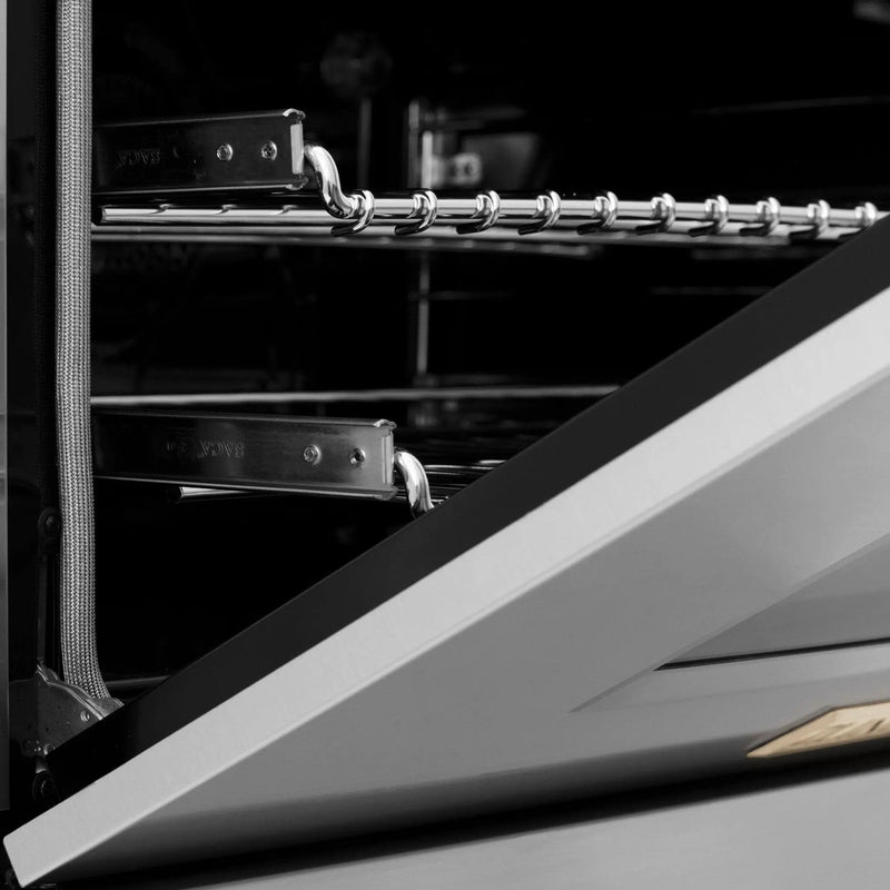 ZLINE 30" Autograph Edition, Dual Fuel Range, Gold Accents, RAZ-30-G by Farmhouse Kitchen and Bath