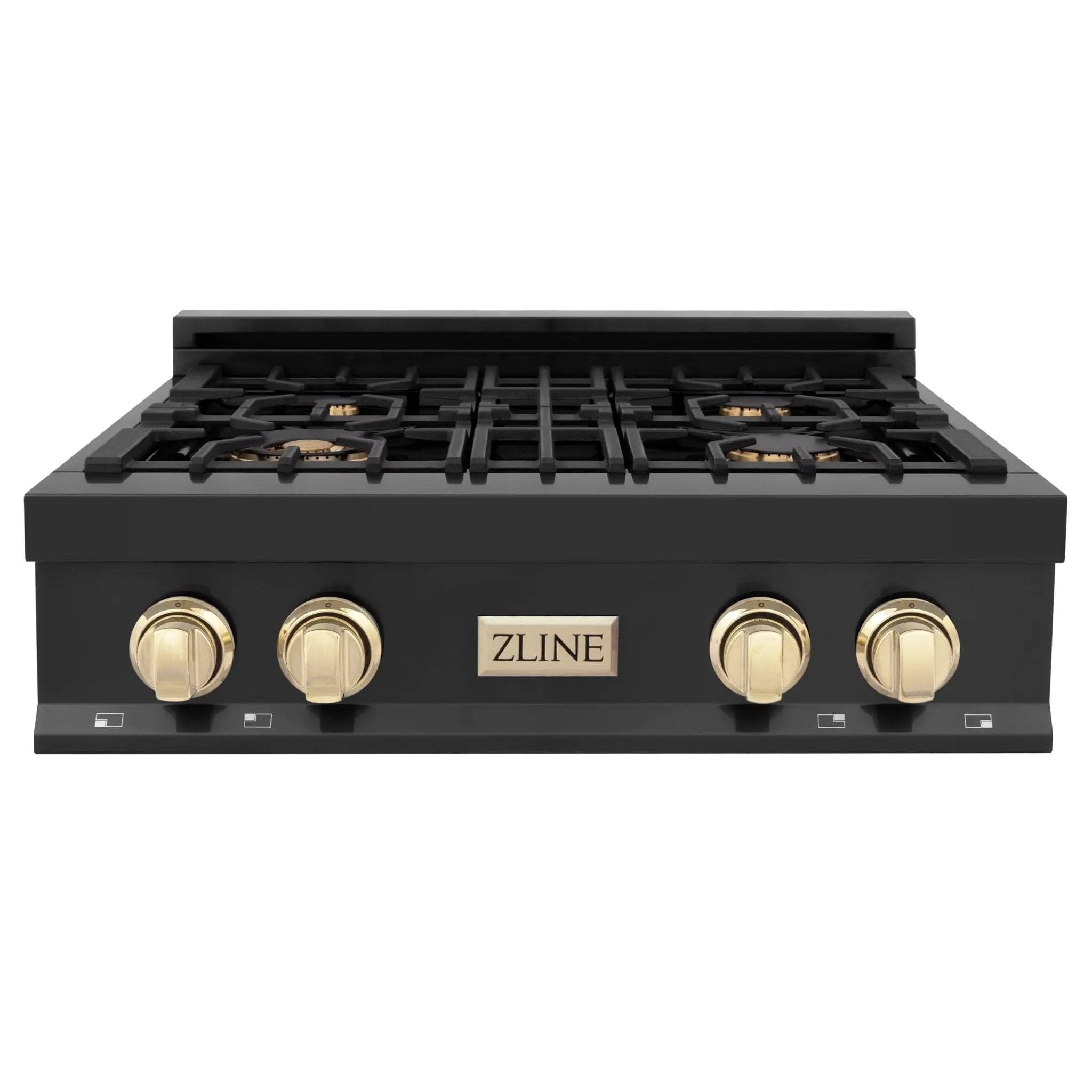 ZLINE 30" Autograph Edition Rangetop, Gold Accents, RTBZ-30-G by Farmhouse Kitchen and Bath