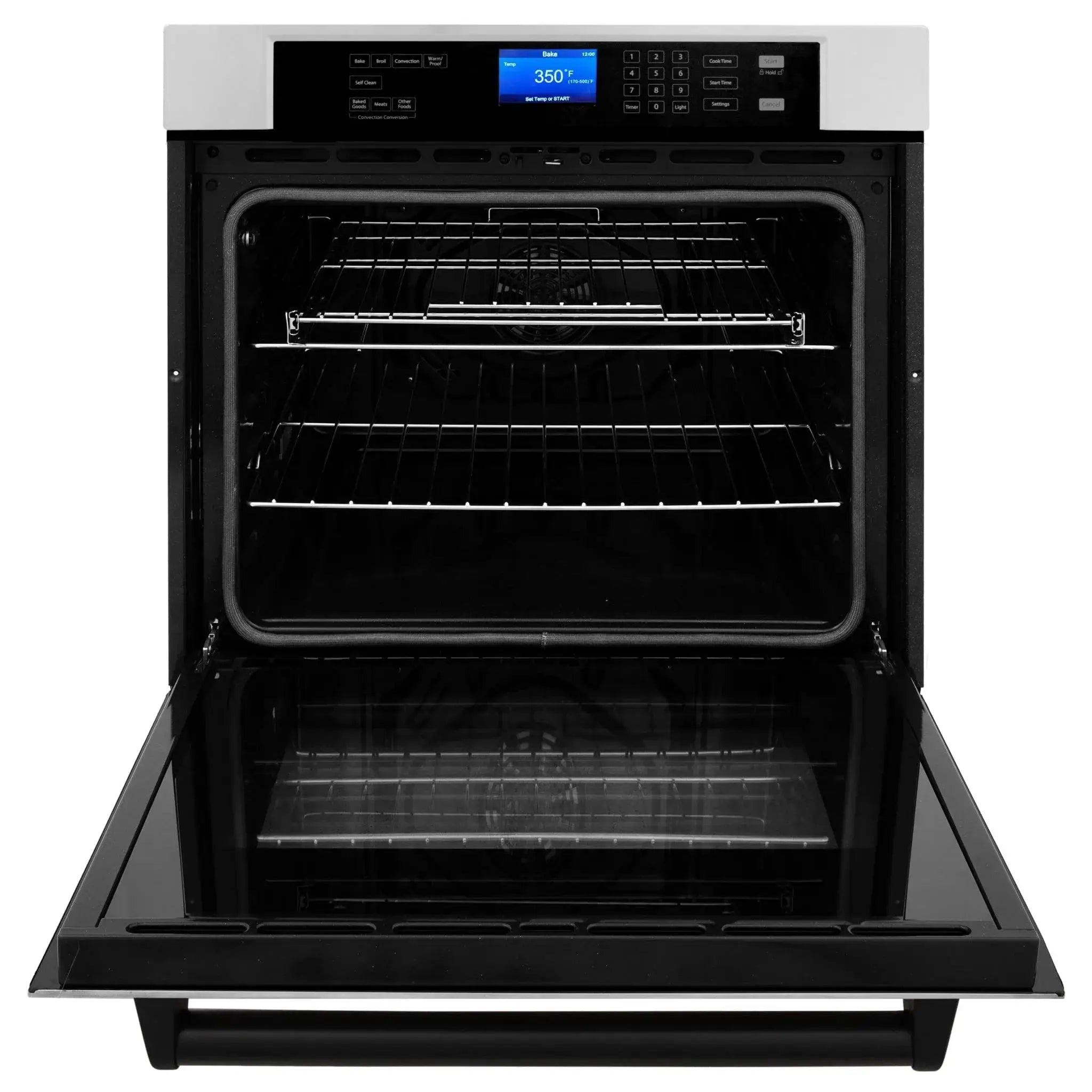ZLINE 30" Autograph Edition Single Wall Oven with Self Clean and True Convection in Stainless Steel AWSZ-30-MB by Farmhouse Kitchen and Bath
