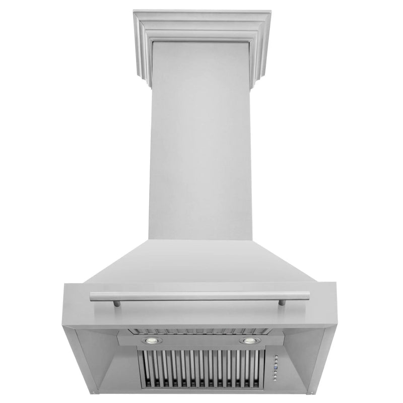ZLINE 30" Autograph Stainless Wall Range Hood, 8654STX-30 by Farmhouse Kitchen and Bath
