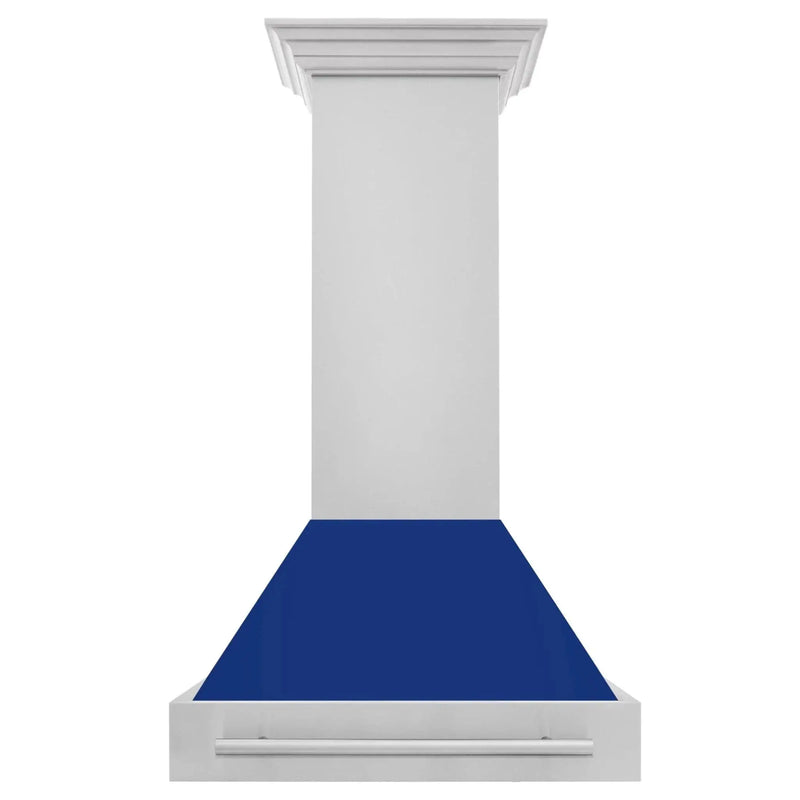 ZLINE 30" Autograph Stainless Wall Range Hood, 8654STX-BG-30 by Farmhouse Kitchen and Bath