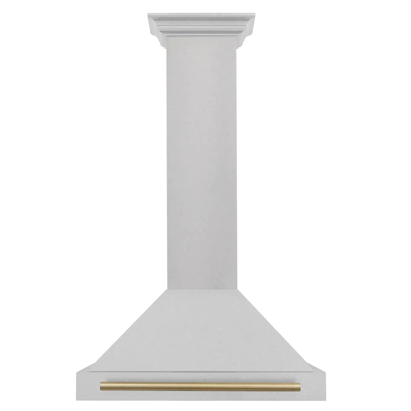 ZLINE 30" Autograph Stainless Wall Range Hood KB4SNZ-30-CB by Farmhouse Kitchen and Bath