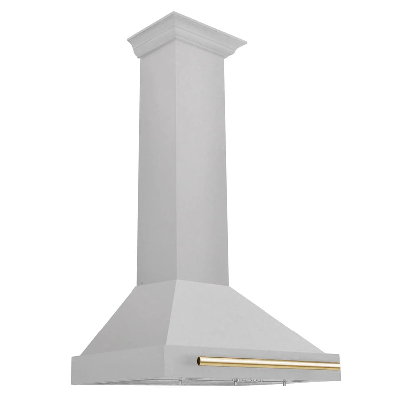 ZLINE 30" Autograph Stainless Wall Range Hood KB4SNZ-30-G by Farmhouse Kitchen and Bath
