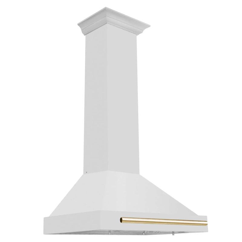 ZLINE 30" Autograph Stainless Wall Range Hood KB4STZ-30-G by Farmhouse Kitchen and Bath