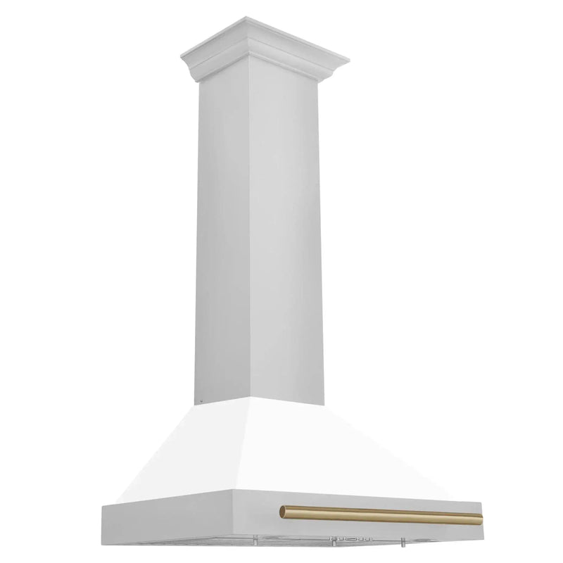 ZLINE 30" Autograph Stainless Wall Range Hood KB4STZ-WM30-CB by Farmhouse Kitchen and Bath