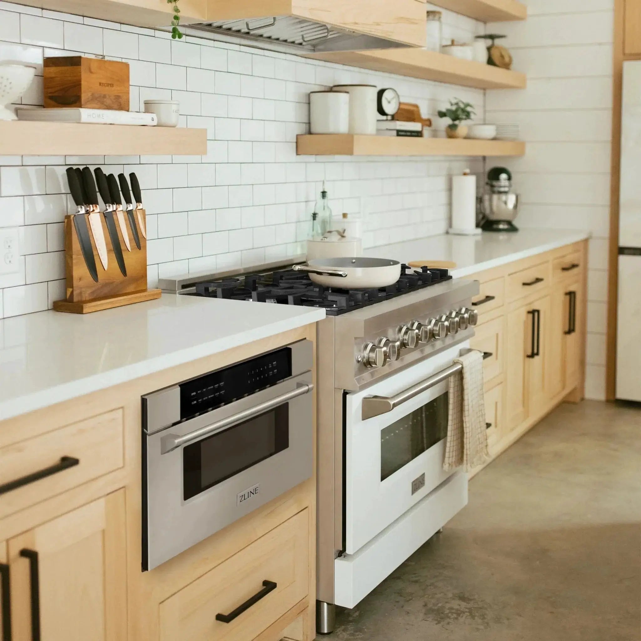 ZLINE 30" Built-In Microwave Drawer in Stainless Steel MWD-30 by Farmhouse Kitchen and Bath