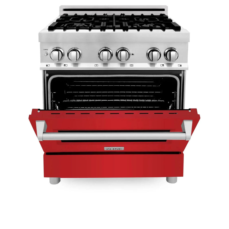 ZLINE 30" Bundle Range RA-RM-30 & Wall Range Hood KB-30, 2KP-RARMRH30 by Farmhouse Kitchen and Bath