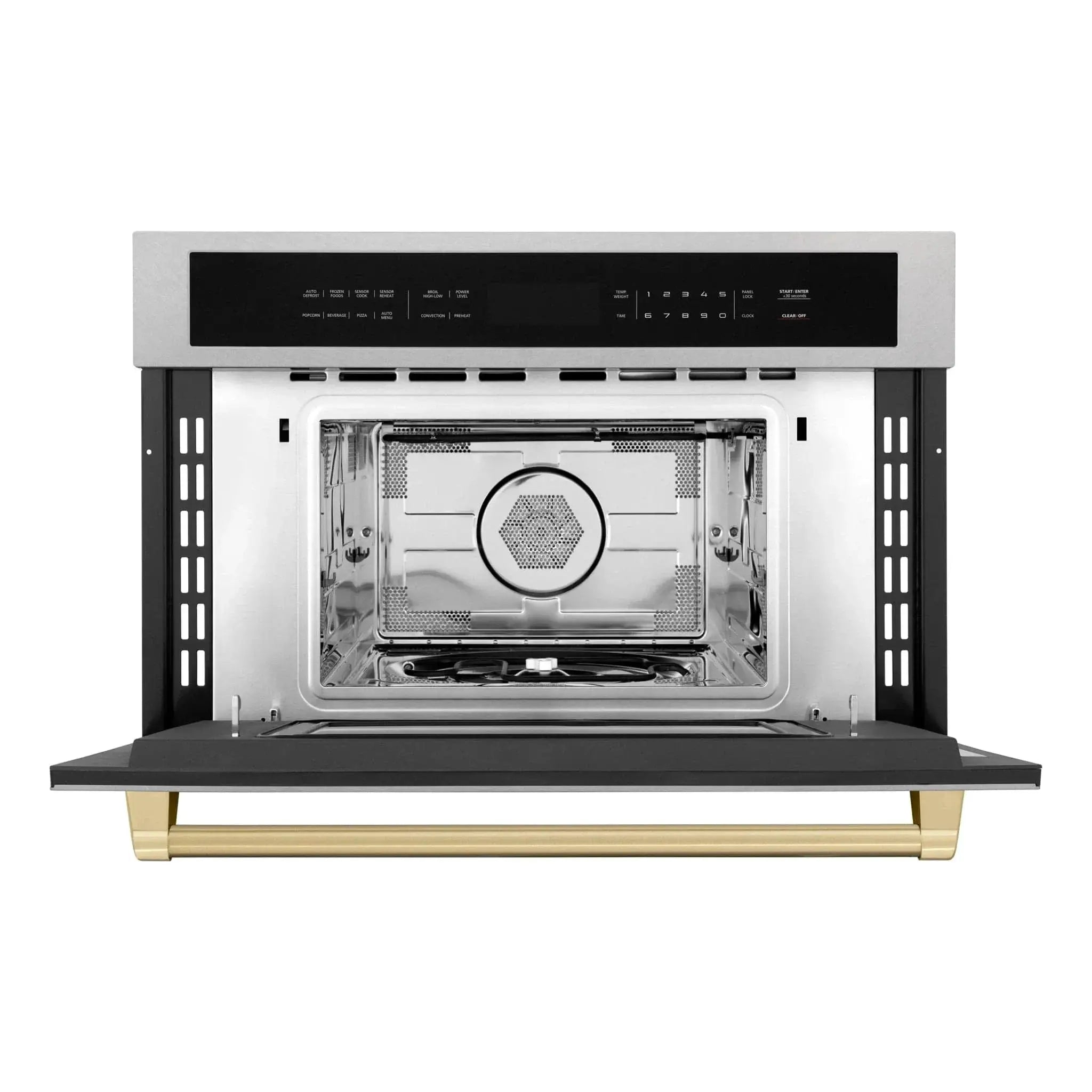 ZLINE 30” Convection Microwave, Stainless Steel, Bronze MWOZ-30-SS-CB by Farmhouse Kitchen and Bath
