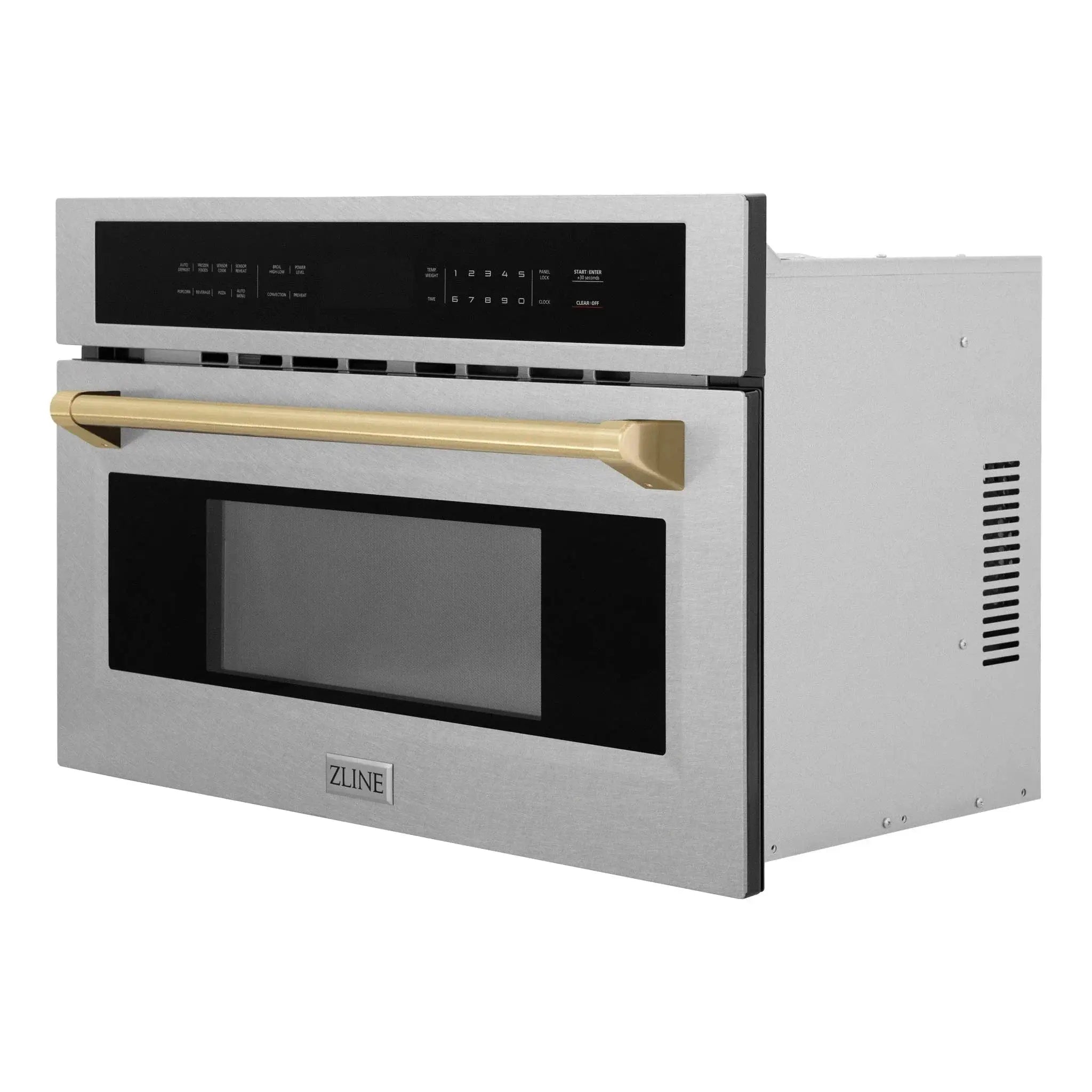 ZLINE 30” Convection Microwave, Stainless Steel, Bronze MWOZ-30-SS-CB by Farmhouse Kitchen and Bath
