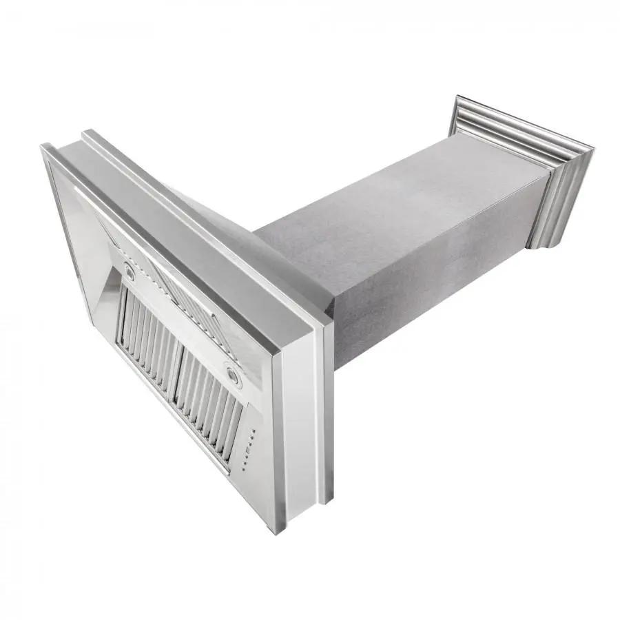 ZLINE 30" Designer Series Stainless Wall Mount Range Hood, 8656S-30 by Farmhouse Kitchen and Bath