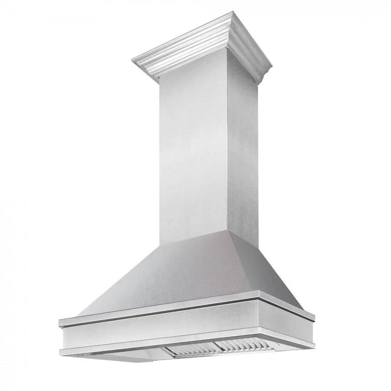 ZLINE 30" Designer Series Stainless Wall Mount Range Hood, 8656S-30 by Farmhouse Kitchen and Bath
