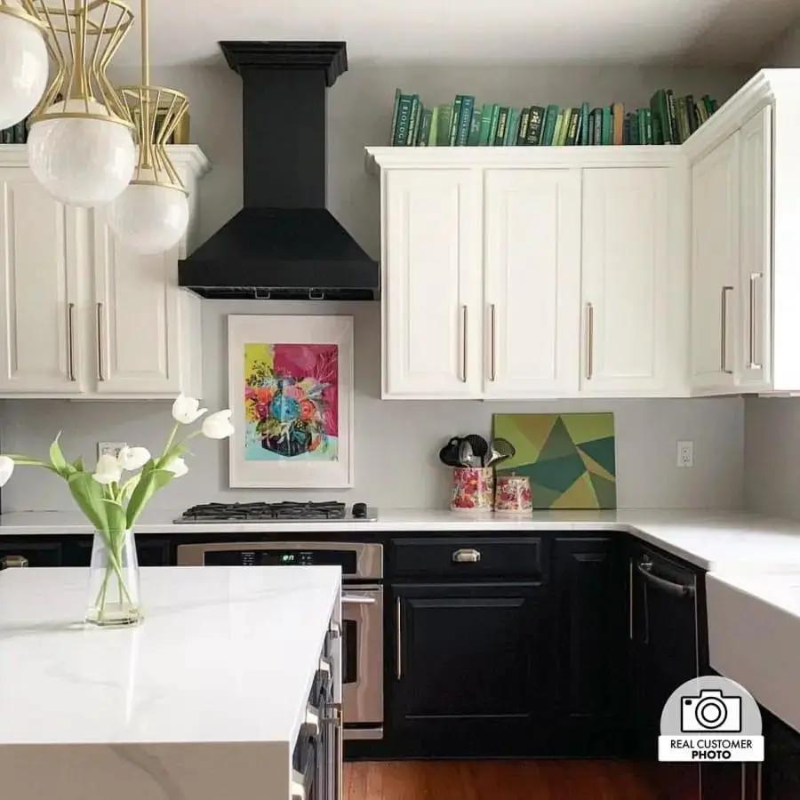 ZLINE 30" Designer Series Wooden Wall Range Hood in Black, KBCC-30 by Farmhouse Kitchen and Bath