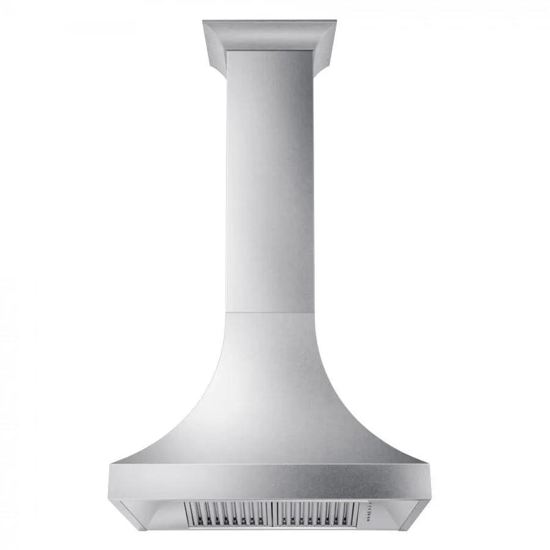 ZLINE 30" Designer Snow Stainless Finish Wall Range Hood, 8632S-30 by Farmhouse Kitchen and Bath