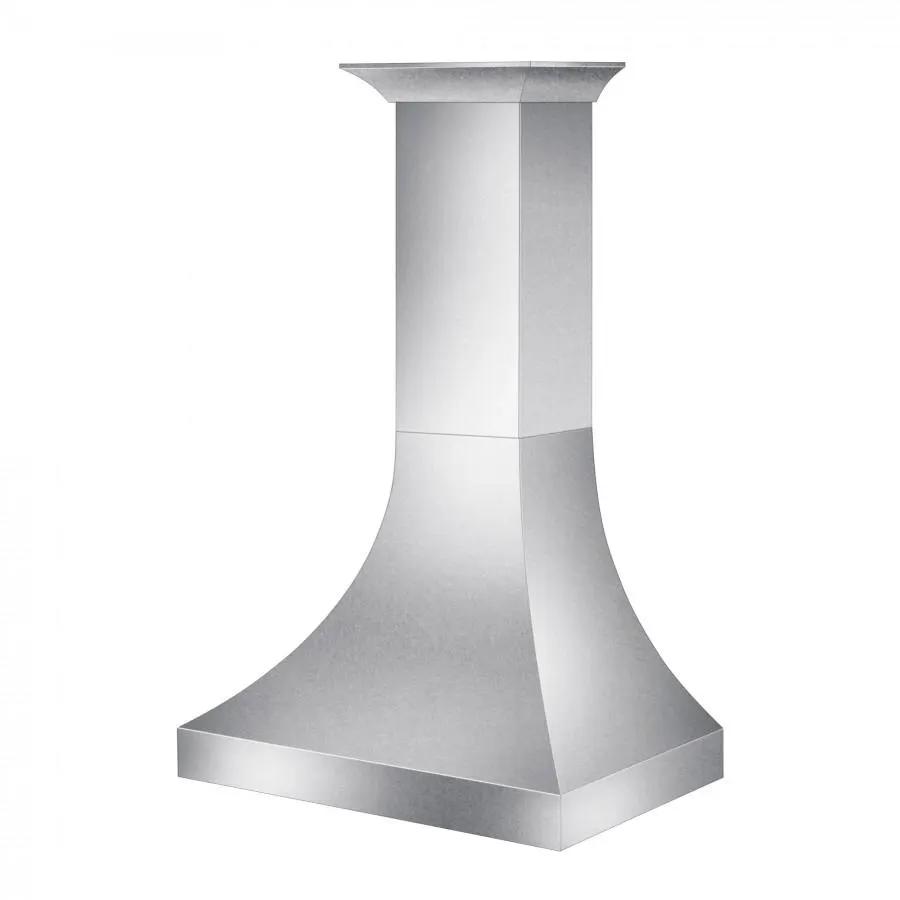 ZLINE 30" Designer Snow Stainless Finish Wall Range Hood, 8632S-30 by Farmhouse Kitchen and Bath