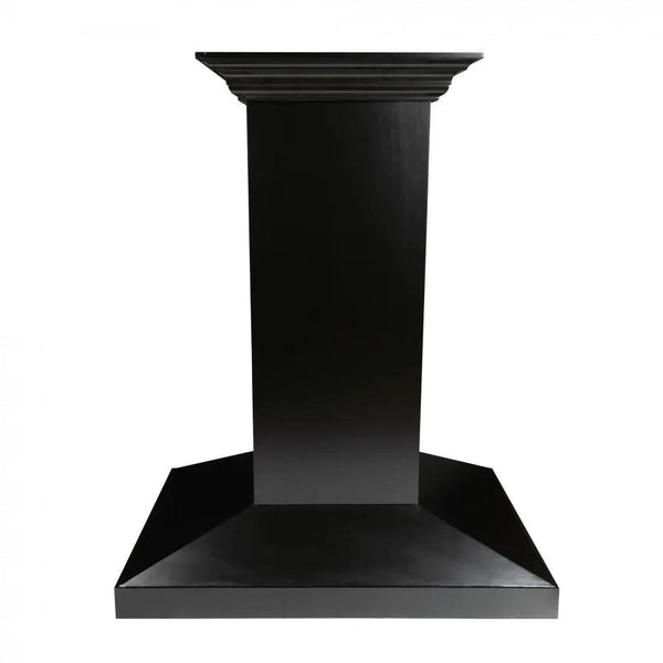 ZLINE 30" Designer Wooden Island Range Hood in Black, KBiCC-30, photo 2 of 8