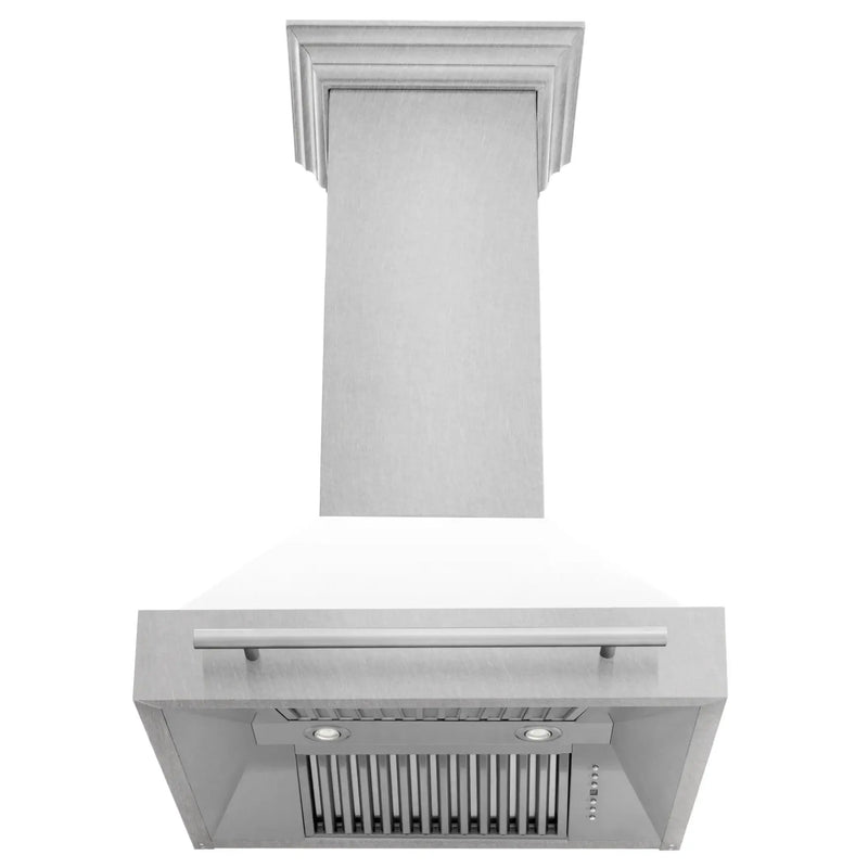 ZLINE 30" DuraSnow® Stainless Steel Range Hood 8654SNX-WM-30 by Farmhouse Kitchen and Bath
