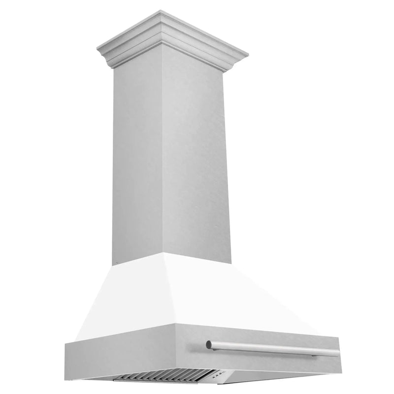 ZLINE 30" DuraSnow® Stainless Steel Range Hood 8654SNX-WM-30 by Farmhouse Kitchen and Bath