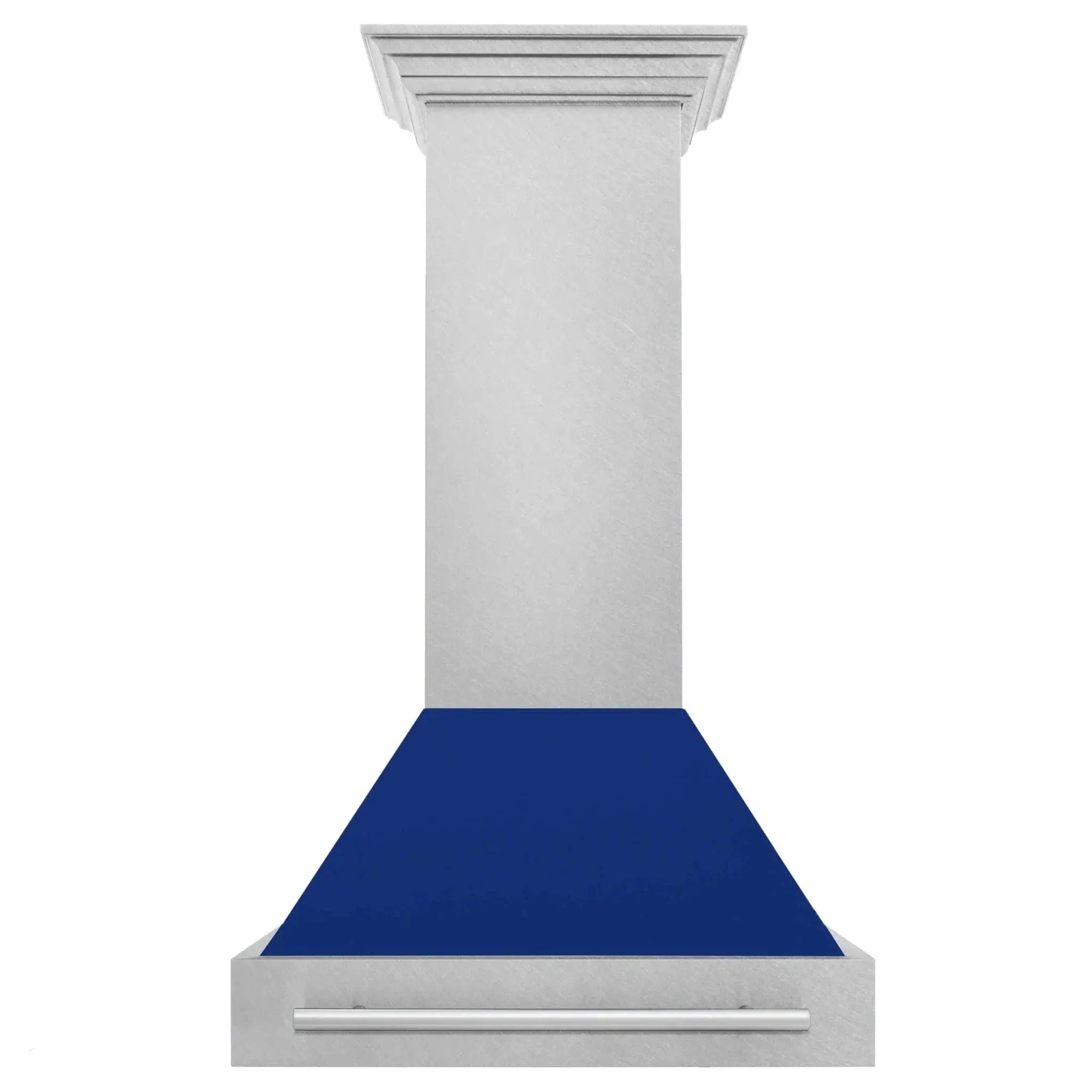 ZLINE 30" DuraSnow® Stainless Steel Range Hood with Color Shell Options 8654SNX-BG-30 by Farmhouse Kitchen and Bath